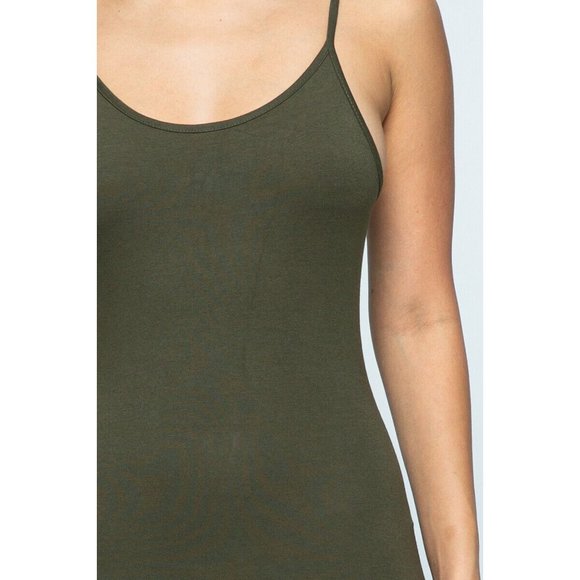 Women's Spaghetti Strap Bodycon Tank One Piece Jumpsuits Rompers S M L - Picture 4 of 6
